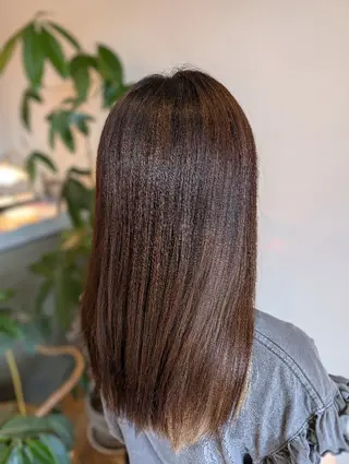 ロング 齊藤 舞風のヘアスタイル