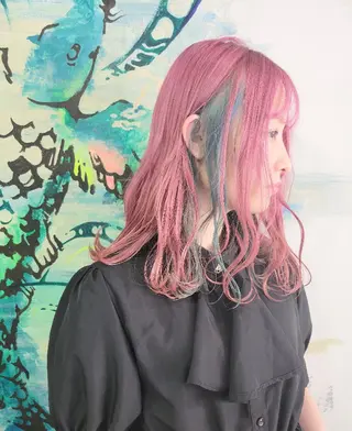 セミロング カラー coii コイ【原宿/表参道】のヘアスタイル