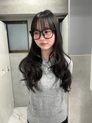 ロング ️💜akari💜 ハイトーン/レイヤーのヘアスタイル