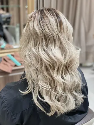 ロング カラー 💎大人ハイライト 💎上杉一也💎のヘアスタイル