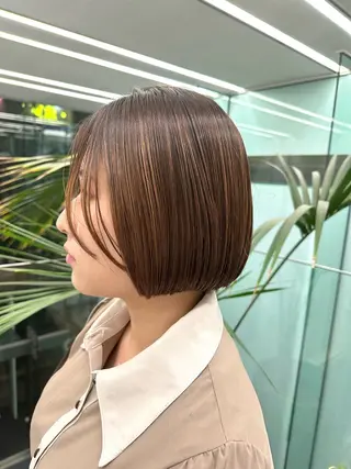 ショート 青山 莉奈のヘアスタイル