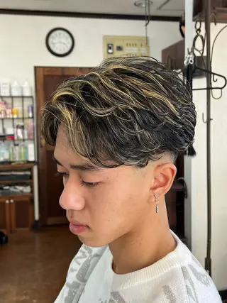 カラー メンズ Hair salon en所属・小松崎 翔太のヘアスタイル