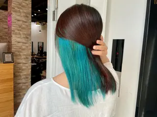 セミロング SALOWIN心斎橋Suite店所属・洗っても取れない 髪質改善|OJIROのヘアスタイル