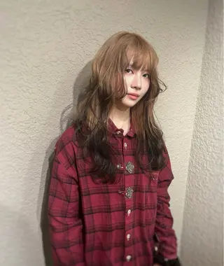 ロング カラー 💖艶髪カラー髪質 改善💖ケンシンのヘアスタイル