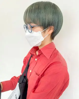 ショート パーマ、髪質改善 菊地美月のヘアスタイル