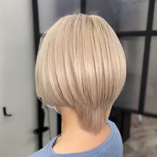 ショート カラー Ren. 🦋デザインカラーのヘアスタイル
