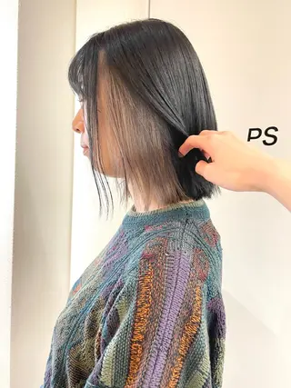 ミディアム くどうももか 浦和　ショート　ボブのヘアスタイル