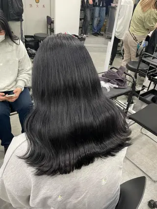 セミロング ハイトーン 横浜💞ミオのヘアスタイル