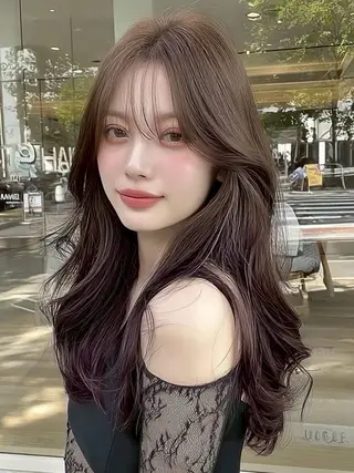 ロング カラー 美髪 Risaのヘアスタイル