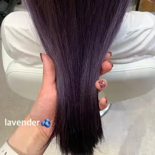 ロング be.Perch所属・シモウラ アオイのヘアスタイル