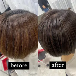 ショート カラー ✴︎ヒラガカナ✴︎ ECLAT HAIRのヘアスタイル