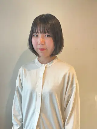 ショート 名竹聖治/透明感 カラー/縮毛矯正のヘアスタイル