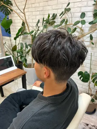 ショート カラー パーマ メンズ ️️髪質改善✨ミニモ 学割/Hina💖のヘアスタイル