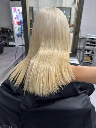 セミロング カラー ヘアアレンジ 久米 治仁のヘアスタイル