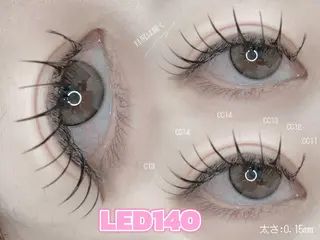 マツエク・マツパ blancnoir lash所属・棚岡 結花のマツエク・マツパデザイン