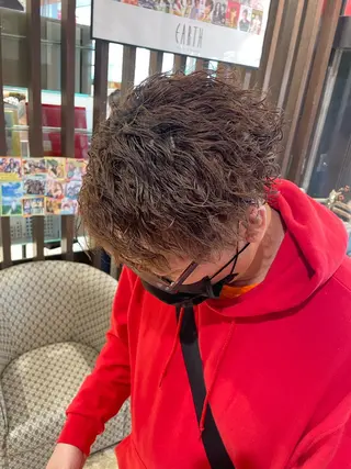 ショート 中島 稔/稲毛メンズパーマのヘアスタイル