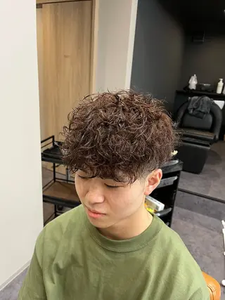 パーマ メンズ mare宇部高前店 /スタッフモデルのヘアスタイル