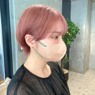 ショート カラー ❤️ダブルカラー 髪質改善❤️SAYAのヘアスタイル