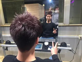 メンズ BABY 艶髪暗髪ヘア💖達人のヘアスタイル