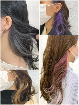 ミディアム カラー 銀座No.1髪質改善 縮毛矯正/本木のヘアスタイル