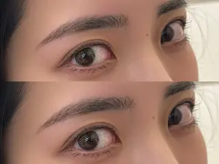 アイブロウ 超透明感カラー🦋韓 国羽エクステ🪽🫧のヘアスタイル