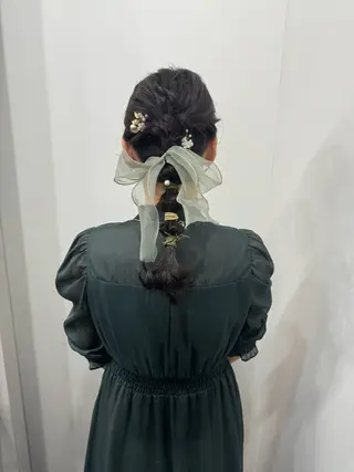 ロング ヘアアレンジ 🌷名駅／髪質改善 ヘアセット/モネ🌷のヘアスタイル