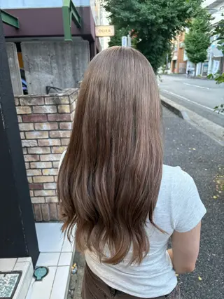 ロング カラー 大船/ハイライト Kananiのヘアスタイル