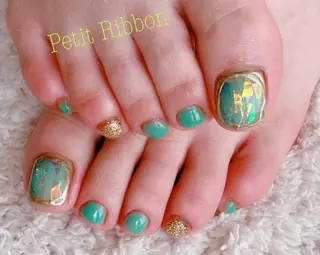 ネイル ネイルPetit Ribbonのネイルデザイン