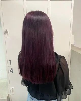 ミディアム カラー カネコ ノノカのヘアスタイル