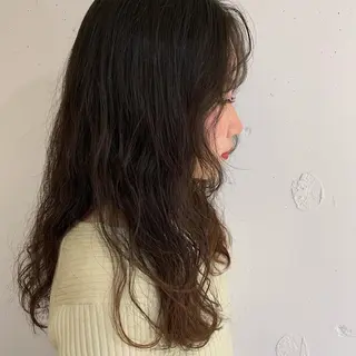 ロング パーマ newi 京橋 【yuuki】のヘアスタイル