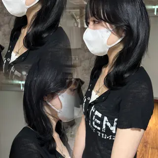 ミディアム カラー mai / linoah˚✧のヘアスタイル