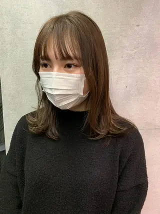 ミディアム オシャレ髪✔️ 店長オオキアキヒロのヘアスタイル