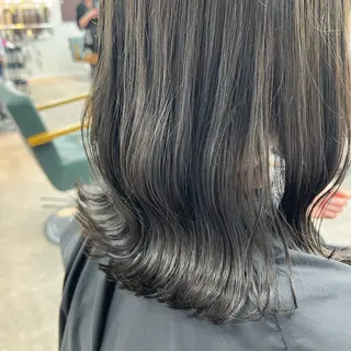 ミディアム カラー JUNSHIN🦋 ヘアセット／カラーのヘアスタイル