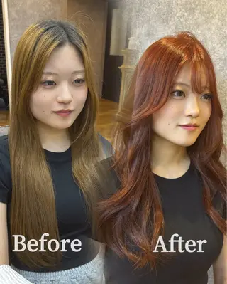 ロング カラー cocoa【ココア】船橋所属・cocoa船橋🦄 chinamiのヘアスタイル