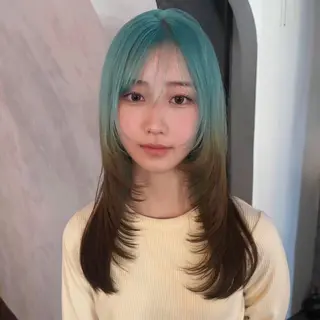 ロング カラー DEAN名駅店所属・デザインカラー AYA/DEANのヘアスタイル