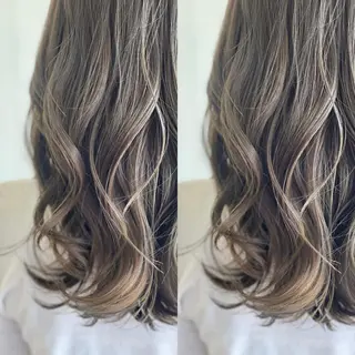 ロング カラー Snaly カラー特化ページのヘアスタイル