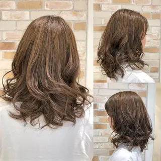 ミディアム カラー eon 八王子所属・癖毛、多毛の方歓迎 三浦 麻衣のヘアスタイル
