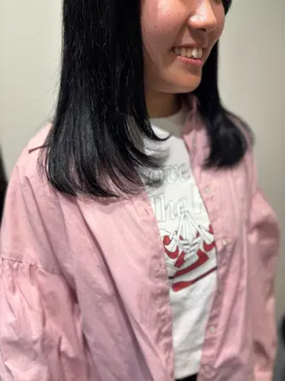 セミロング カラー ducha所属・DUCHA Tomida naoのヘアスタイル