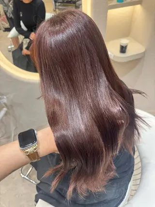 ロング カラー 🍑透明感color 🍑MOMOKA🍑のヘアスタイル