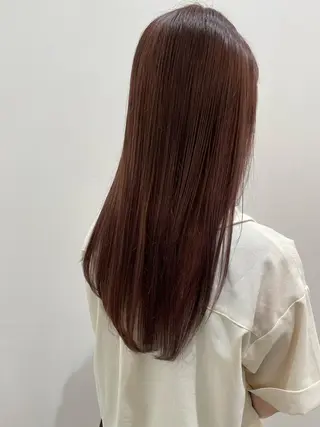 ロング カラー 松原 愛莉のヘアスタイル