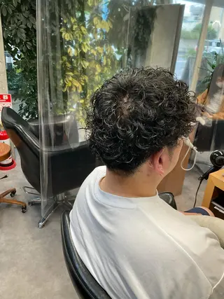 パーマ メンズ 質感再生カラー/ 髪質改善/karinのヘアスタイル