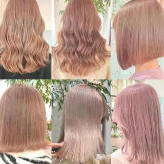 セミロング カラー ヘアアレンジ 🌹TikTok４万 ﾌｫﾛﾜｰ🌹AKIのヘアスタイル