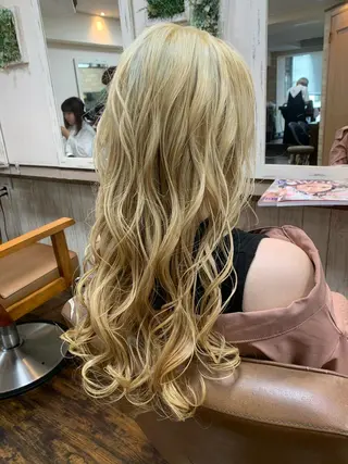 ロング カラー est hair Ameri 松戸西口店所属・est  店長 ✂︎高橋✂︎のヘアスタイル