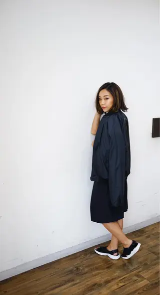 ミディアム カラー パーマ ヘアアレンジ 日下 裕介のその他イメージ