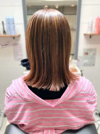 ミディアム RISEHAIRBRAND豊中所属・⭐️こもだ⭐️ ⭐RISEHAIR⭐のヘアスタイル