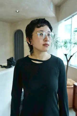 ショート パーマ Bërg所属・Bërg kiraのヘアスタイル