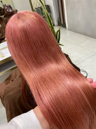 ロング カラー 吹田 駿 髪質改善縮毛矯正のヘアスタイル