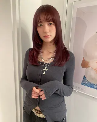 セミロング カラー riria/ボブ /ブラウンカラー🎀のヘアスタイル