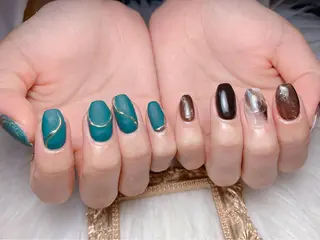 ネイル MiKi Nai池袋 長さだし得意のネイルデザイン