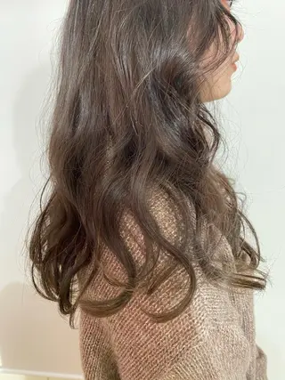 ロング カラー パーマ ヘアアレンジ 加藤 綾華のヘアスタイル